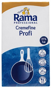 Smotana Cremefine profi na šľahanie 31% 1 l RAMA