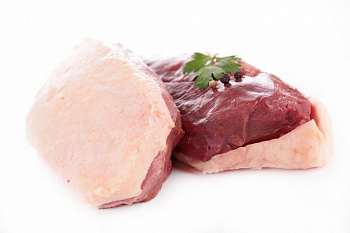Kačacie prsia nekalibrované, nevykrmené