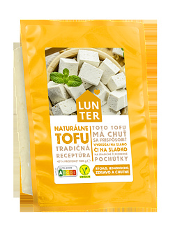 Tofu naturálne 180g Lunter