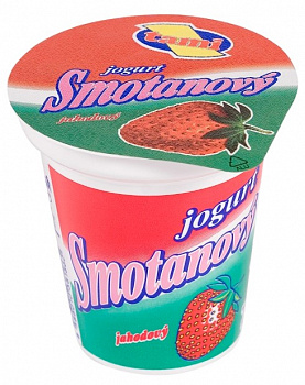Jogurt smotanový jahoda 150g Tami