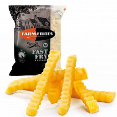 Hranolky Fast Fry vlnky 2,5kg Farm Frites
