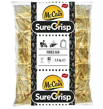 Hranolky 6x6 SureCrisp Julienne 2,5kg McCain