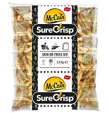 Hranolky 9x9 SureCrisp so šupkou 2,5kg McCain