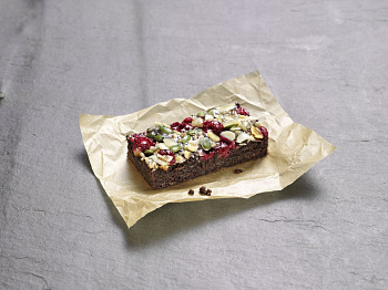 Brownies s malinami - bezlepkový 1,05kg