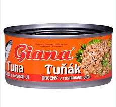 Tuniak v oleji drvený 170g