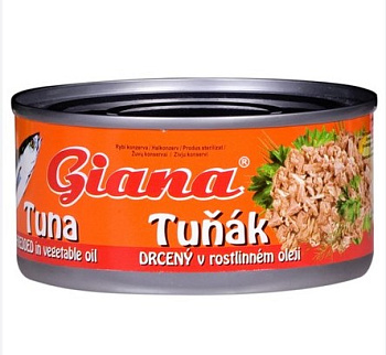 Tuniak v oleji drvený 170g