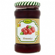 Džem brusnicový 340g sklo RISO