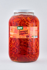 Paprika červená rezy 3,5kg sklo Ady