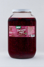 Červená repa kocky 3,5kg sklo Ady