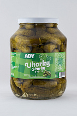 Uhorky 3 - 6 cm premium, 1,6kg sklo Ady