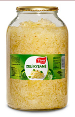 Kvasená kapusta 3,5kg sklo