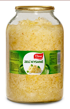 Kvasená kapusta 3,5kg sklo
