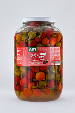 Feferóny guľaté 3,3kg sklo Ady