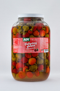 Feferóny guľaté 3,3kg sklo Ady