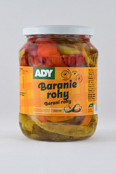 Baranie rohy 630g sklo Ady