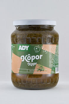 Kôpor sterilizovaný 620g sklo Ady