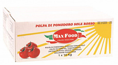 Krájané paradajky lúpané 10kg Max Food