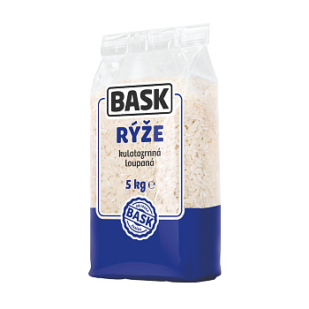Ryža guľatozrnná 5kg BASK