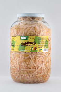 Jablkový kompót strúhaný 3,2kg sklo Ady