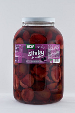 Slivkový kompót odkôstkovaný 3,6kg Ady