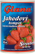 Jahodový kompót 400g