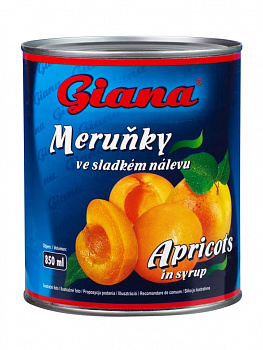 Marhule polené 820g Giana