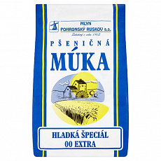 Hladká pšeničná múka Špeciál 00 Extra 1kg Mlyn Pohronský Ruskov