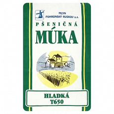 Pšeničná múka biela T650 1kg Mlyn Pohronský Ruskov