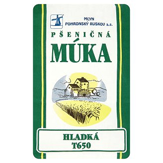 Pšeničná múka biela T650 1kg Mlyn Pohronský Ruskov