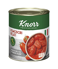 Paradajky celé lúpané 2,5kg Knorr