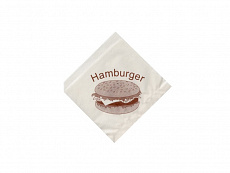 Vrecká na hamburger 16 x 16cm