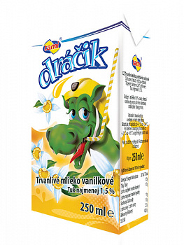 Mlieko Dráčik vanilka 250ml Tami