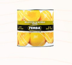Broskyňový kompót lúpaný 2,65kg Ferba