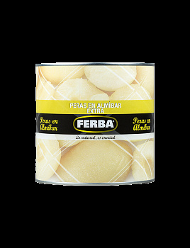 Hrušky lúpané polené 2,65kg Ferba