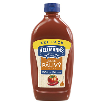 Kečup jemne pálivý 825g Hellmann´s