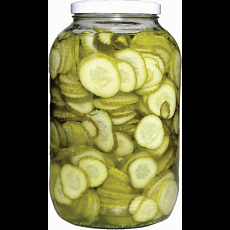 Uhorky rezy 3400g sklo