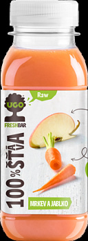 UGO 100% 250ml mrkva/jablko - ZAL