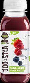 UGO Smoothie 250ml malina/jahoda/čučoriedka/jablko - ZAL