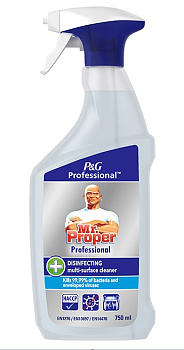 Mr. Proper P&G Professional dezinfekčný čistiaci prostriedok 3v1 750ml