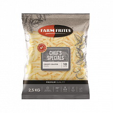 Hranolky 10x10 chrumkavé 2,5kg Farm Frites