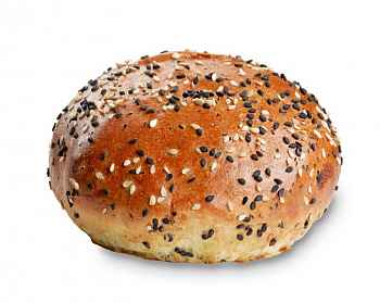 Žemle na hamburger s posypom 85g