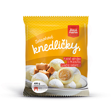 Tvarohové knedličky plnené náplňou s príchuťou slaného karamel 450g