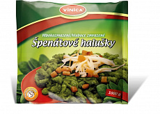 Špenátové halušky 1kg Vinica