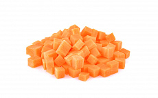 Mrkva čistená kocky 3kg chladená PP