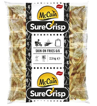 Hranolky 6x6 Julienne SureCrisp so šupkou 2,5kg McCain
