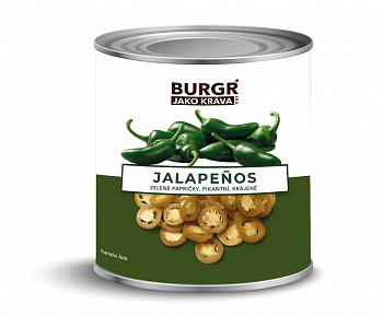 Papričky Jalapenos krájané 740g BjK
