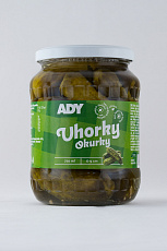 Uhorky 6 - 9 cm 660g sklo Ady