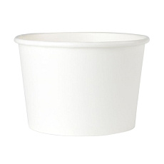 Miska okrúhla na polievku biela 500ml/ BIO
