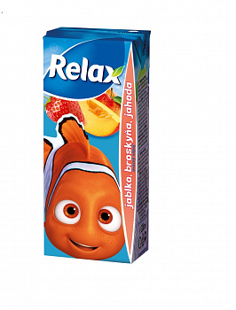 Relax jablko-broskyňa-jahoda 0,2L TP