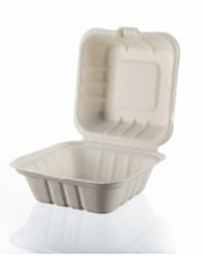 Menu Box Eco na hamburger 15 x 15 cm